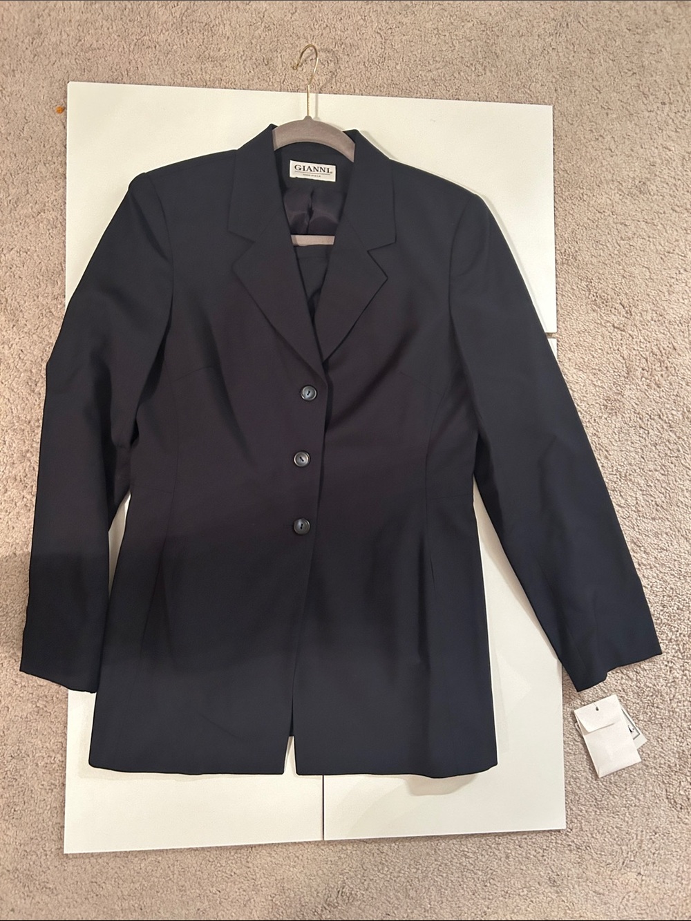 Ganni Black Women's Tailored Blazer